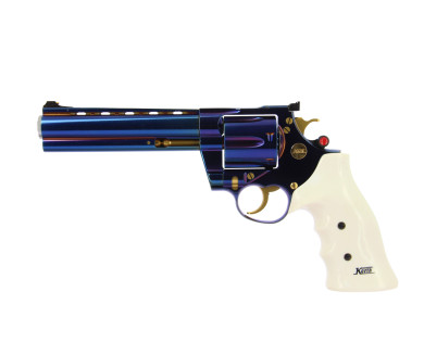 Revolver Korth Classic Glossy Blue Canon 5.25" Calibre 44 Remington