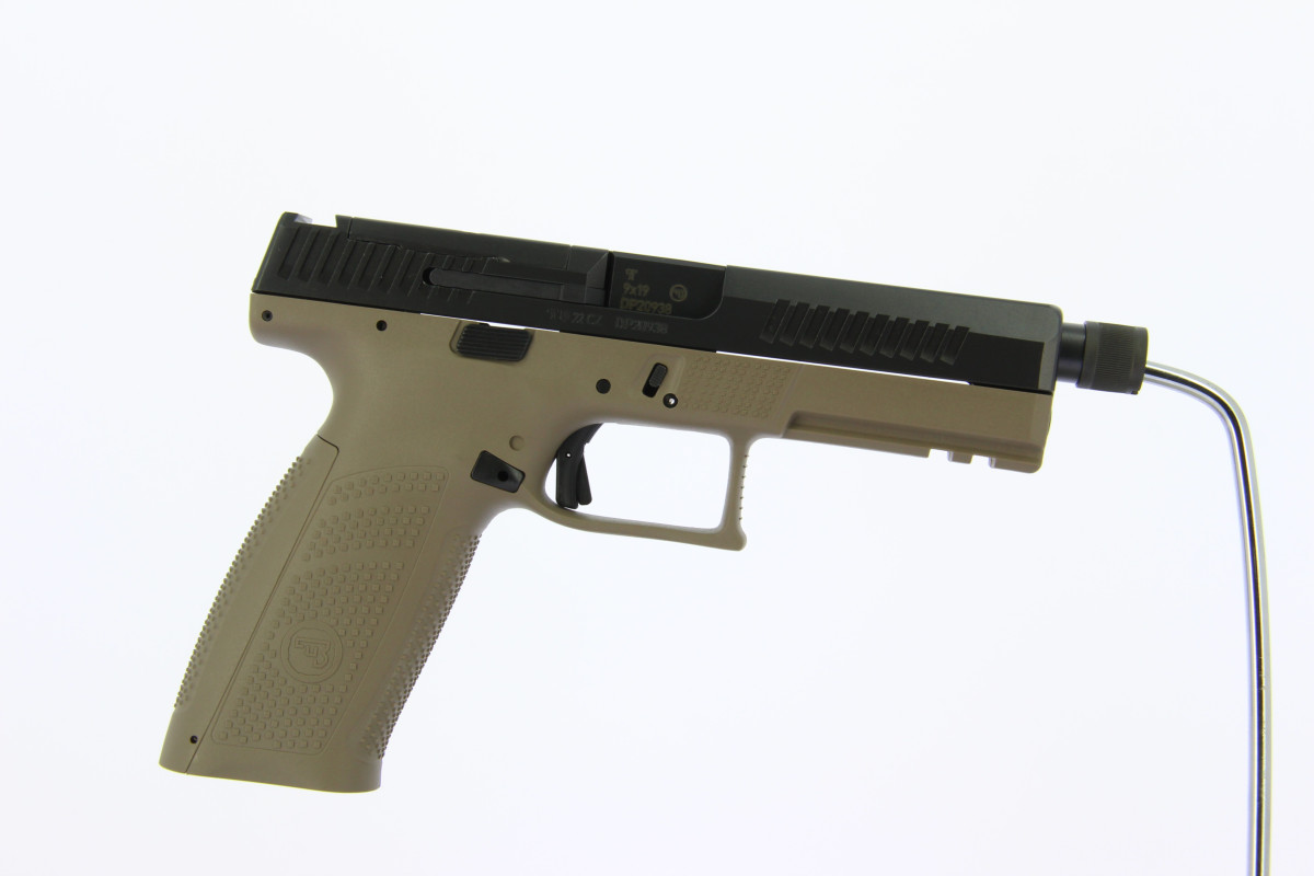Pistolet CZ P-10F FDE Optic Ready Fileté Calibre 9x19 Pistolet CZ P-10F FDE Optic Ready Fileté Calibre 9x19