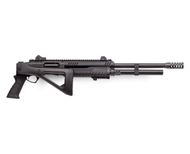 Fusil à Pompe Fabarm STF12 Compact Professionnal Canon 14" Crosse Rabattable Calibre 12