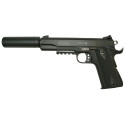 Pistolet GSG 1911 Silencieux Factice Calibre 22 LR