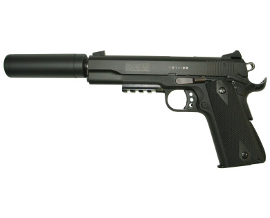 Pistolet GSG 1911 Silencieux Factice Calibre 22 LR