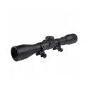Lunette Truglo 4X32 avec colliers pour montage Weaver 21mm 