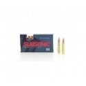 Cartouches 300 Blackout 190 gr Sub-X Subsonic x 20 Hornady 