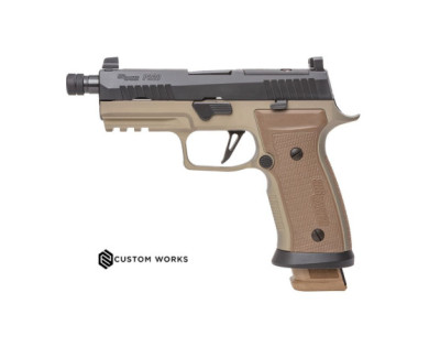 Pistolet SIG SAUER P320 AXG COMBAT Fileté Optic Ready Calibre 9x19