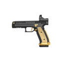 Pistolet LAUGO ARMS ALIEN STD Edition Gold Calibre 9x19 + Point rouge