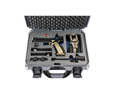 Pistolet LAUGO ARMS ALIEN STD Edition Gold Calibre 9x19 + Point rouge