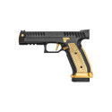 Pistolet LAUGO ARMS ALIEN STD Edition Gold Calibre 9x19 + Point rouge