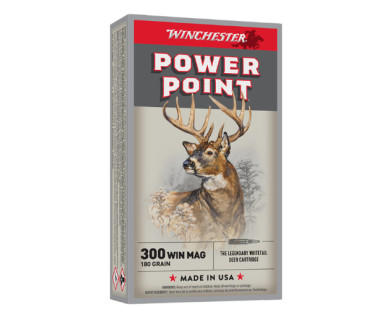 Munitions Winchester 300 Win Mag Power-Point 180