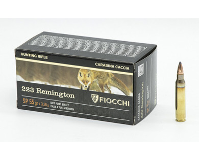 Boite de 50 cartouches FIOCCHI Calibre 223 Remington SP...