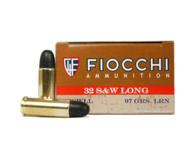 Boite de 50 cartouches FIOCCHI Calibre 32 Smith&Wesson...