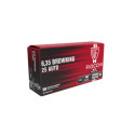 Boite de 50 cartouches FIOCCHI Calibre 6,35 FMJ 50 Grains