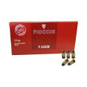 Boite de 50 cartouches FIOCCHI Calibre 9x19 FMJ 115 Grains