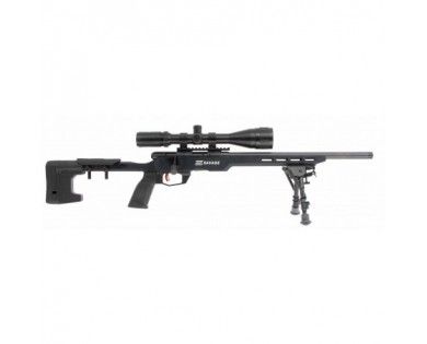 Carabine Savage B22 Precision châssis MDT filetée 1/2-28 Pack Sniper 