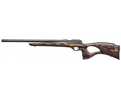 Carabine CZ 457 Thumbhole bois lamellé-collé gris-brun 