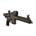 Pack SCHMEISSER AR15 S4F Bronze Canon de 10.5 Pouces Calibre 223 Remington + Point rouge Falke