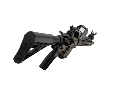 Pack SCHMEISSER AR15 S4F Bronze Canon de 10.5 Pouces Calibre 223 Remington + Point rouge Falke