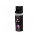 Bombe UX 50 ml Gaz cs capot clapet 