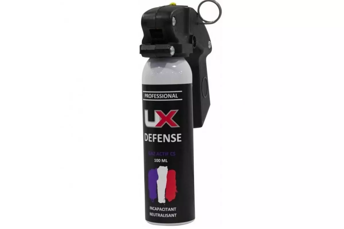 Bombe de defense UX PRO 100 ml gel CS poignée standard 