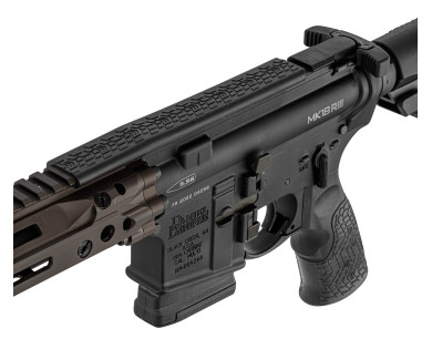 Carabine DANIEL DEFENSE MK18 R-III Noir&FDE Canon de 10,3 Pouces Calibre 5,56