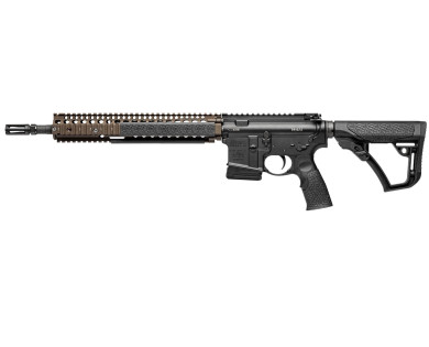 Carabine DANIEL DEFENSE M4A1 Noir&FDE Canon de 14.5 Pouces Calibre 5.56