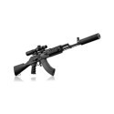 Pack Carabine WBP Synthétique + Lunette + Silencieux Calibre 7.62x39