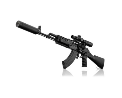 Pack Carabine WBP Synthétique + Lunette + Silencieux Calibre 7.62x39
