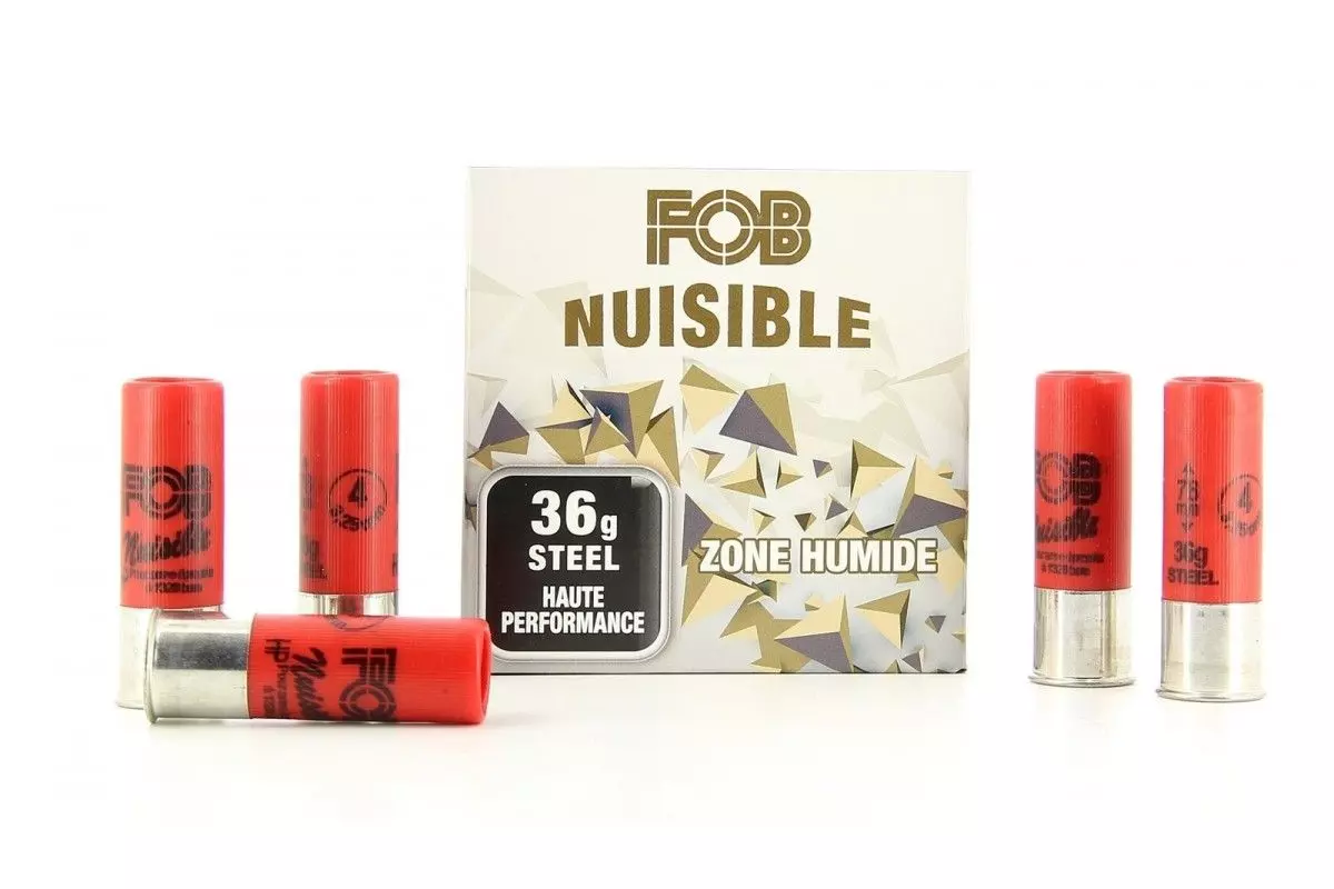 Cartouches FOB Nuisible Zone Humide 12/76 N°4 36g 