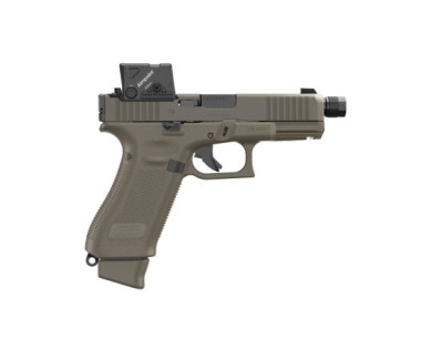Pistolet  GLOCK 45 HUNTER A-CUT Fileté OD Green Calibre 9x19