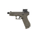 Pistolet  GLOCK 45 HUNTER A-CUT Fileté OD Green Calibre 9x19