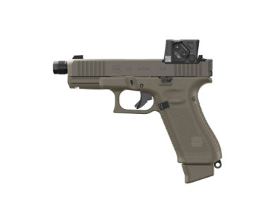 Pistolet  GLOCK 45 HUNTER A-CUT Fileté OD Green Calibre 9x19