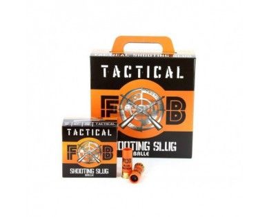 Pack de 100 cartouches FOB Tactical Shooting Slug calibre 12/67 