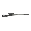 Carabine à verrou ATA Turqua Synthétique Noir 308 Win busc réglable + Lunette 3-9x40 Air Force...