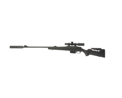 Carabine à verrou ATA Turqua Synthétique noir 308 Win busc réglable + Lunette 1-8x24 Air Force...