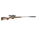 Carabine à verrou ATA Turqua 308 Win busc réglable + Lunette 1-8x24 Air Force Optics et Silencieux