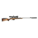 Carabine à verrou ATA Turqua 308 Win busc réglable + Lunette 3-12x56 Air Force Optics et Silencieux