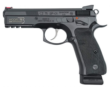 Pistolet CZ 75 SP 01 SHADOW Edition "50th Anniversary" Calibre 9x19
