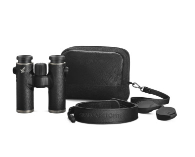 Jumelles d'observation Swarovski CL Companion Habicht cuir noir 8x30