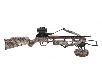 Arbalete Recurve Camo 175 lbs + point rouge + carquoi 