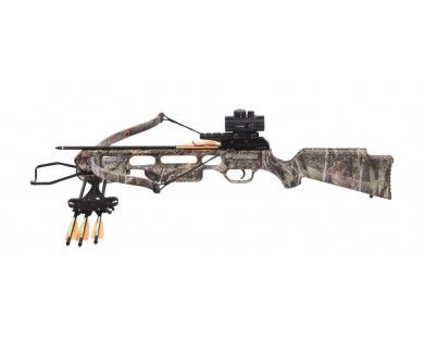 Arbalete Recurve Camo 175 lbs + point rouge + carquoi 