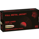 Munitions Geco Calibre 9x19 FMJ 124 grs boîte de 50