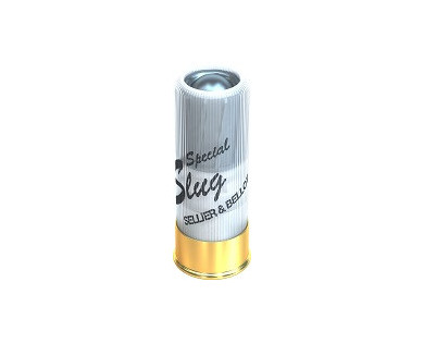 Munitions Sellier & Bellot Calibre 12/65 494 Grs SPECIAL SLUG - Boite de 5