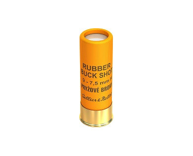 Munitions Sellier & Bellot Calibre 12/67 CHEVROTINE 9 GRAINS Caoutchouc - Boite de 25