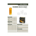 Munitions Sellier & Bellot Calibre 12/67 CHEVROTINE 9 GRAINS Caoutchouc - Boite de 25