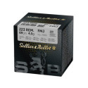 Munitions Sellier & Bellot Calibre 223 REMINGTON 69 Grs FMJ - Boite de 100