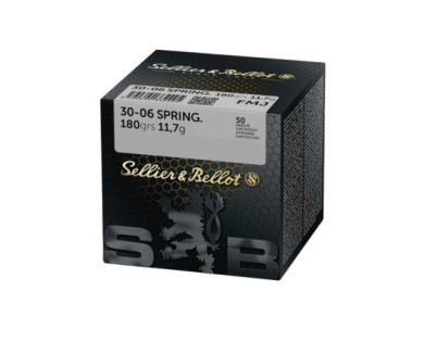 Munitions Sellier & Bellot Calibre 30-06 SPRINGFIELD 180...