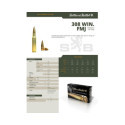 Munitions Sellier & Bellot Calibre 308 WINCHESTER 147 Grs FMJ - Boite de 20