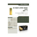 Munitions Sellier & Bellot Calibre 32 S & W 100 Grs WC - Boite de 50