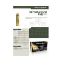 Munitions Sellier & Bellot Calibre 357 MAGNUM 158 Grs FMJ - Boite de 50