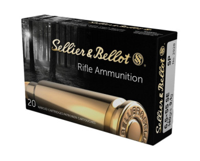 Munitions Sellier & Bellot Calibre 6.5X55SE 140 Grs SP -...