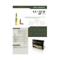 Munitions Sellier & Bellot Calibre 6.5X55SE 140 Grs SP - Boite de 20